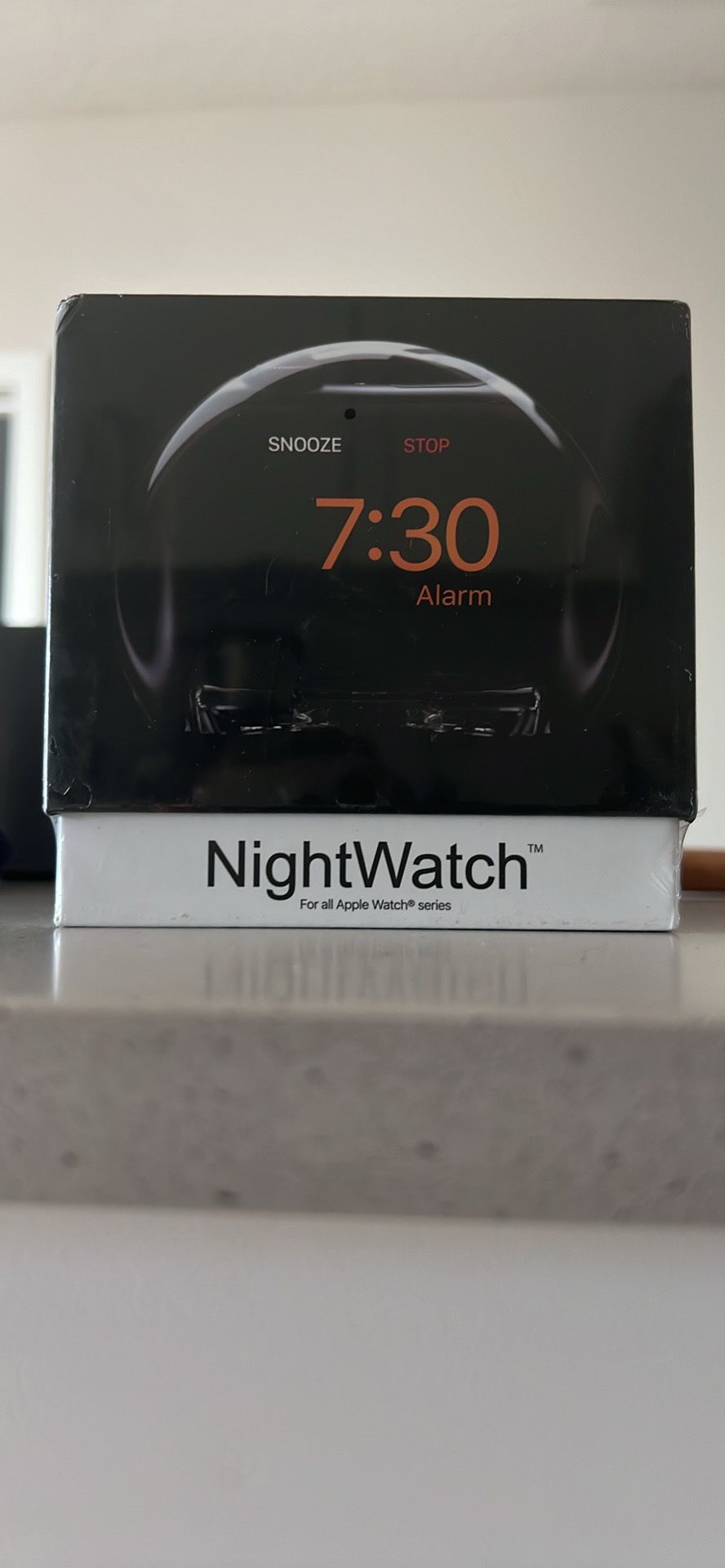 NightWatch Magnifying Clock Dock Apple Watch Charger
