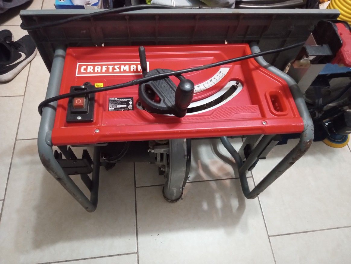 10" Tablet Saw Craftzman
