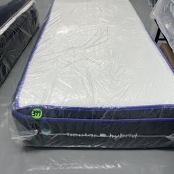 TWIN XL NECTAR PREMIER HYBRID MATTRESS & BOX SPRING BED SET