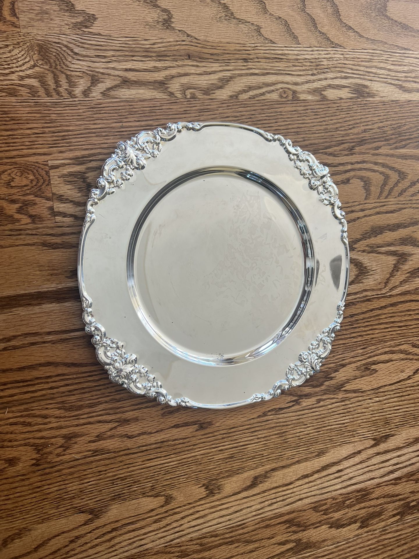 Godinger Silver Charger Plates