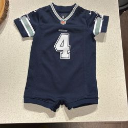 Baby Cowboys Jersey Romper