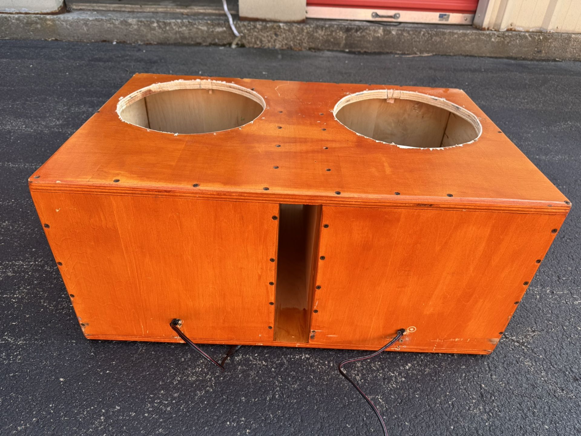 2 12" Custom Ported Lightweight Subwoofer box amazing box
