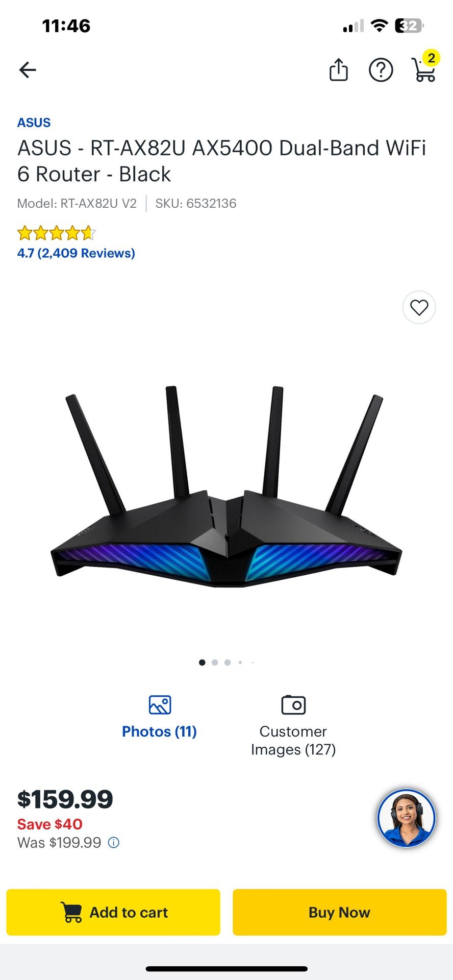 Asus Gaming Router With RGB