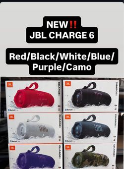 JBL Charge 6 Bluetooth Speaker – New