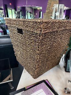Large Woven Seagrass Storage Basket