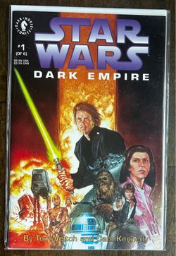 Star Wars Dark Empire #1 1991 1st Printing & #2 1992 Dark Horse Comics