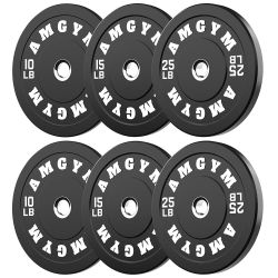 Bumper Plates Set Olympic Weight Plates Rubber Bumper Plates 