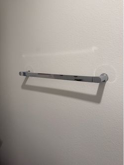 Towel rack chrome finish