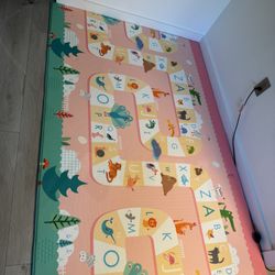 Baby Playmat  82’ X 55’ Reversible Rollable Waterproof