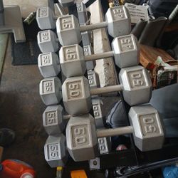 Weights Metal  With Rack  620 Lb