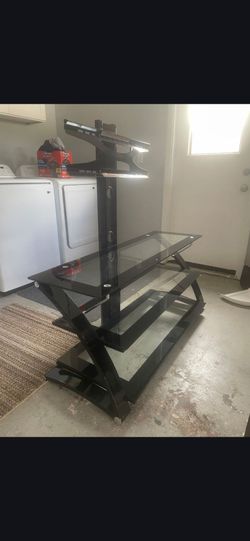 Glass TV Stand mint condition