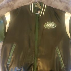 NY JETS Bomber Jacket 90's Era XXL