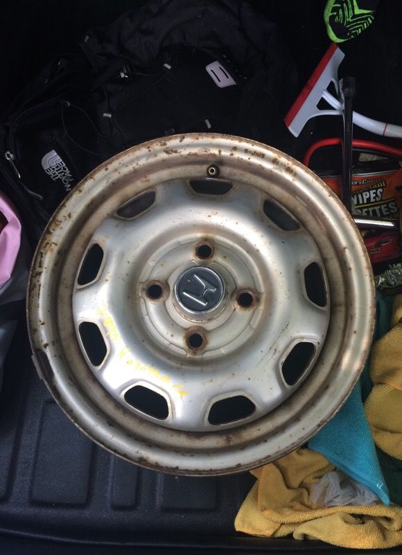 91 civic 13" rim