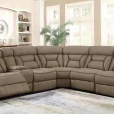 Brand New Tan Power Reclining Sectional