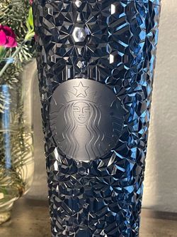 Starbucks Navy Blue Gem Venti Tumbler New 24 oz