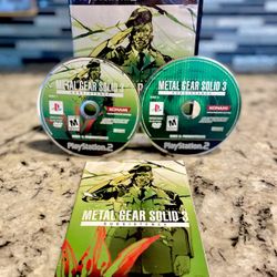 Metal Gear Solid 3 Subsistence Ps2 