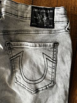 Grey True Religion Jeans