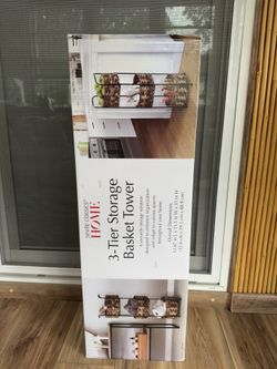 3 Tier Storage Basket Tower