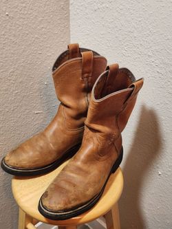 Ariat Mens Leather Sierra Work Boots-11.5