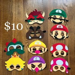 Super Mario Kid Masks