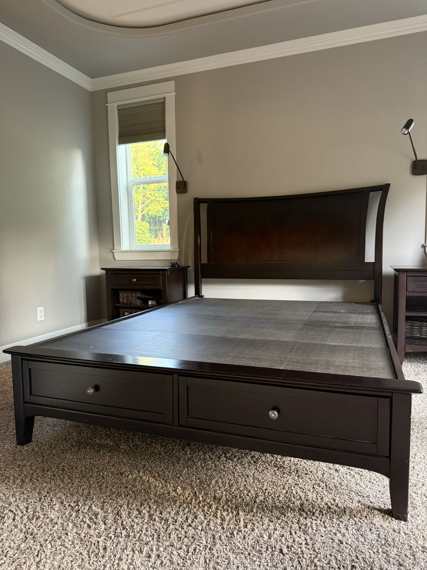 Queen Bed Frame With Storage