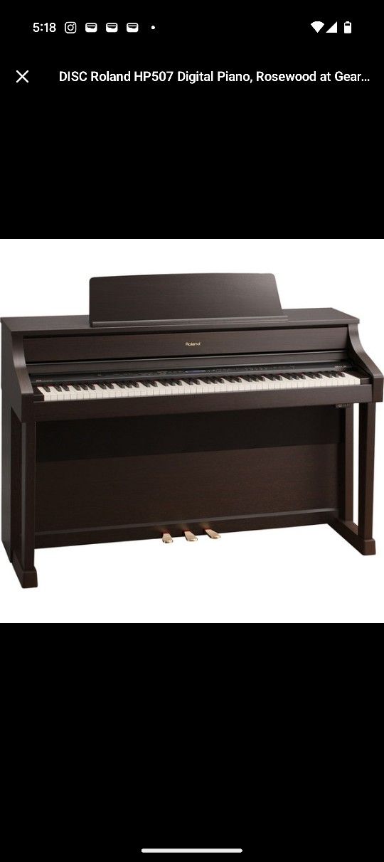 Roland HP 507 Digital Piano