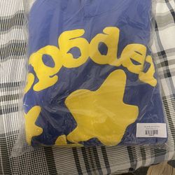 Tlc Blue Sp5der Hoodie