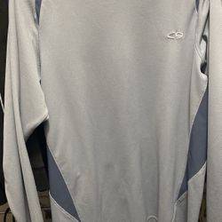 Grey/navy Blue Champion Sweatshirt Athletic Men’s Medium
