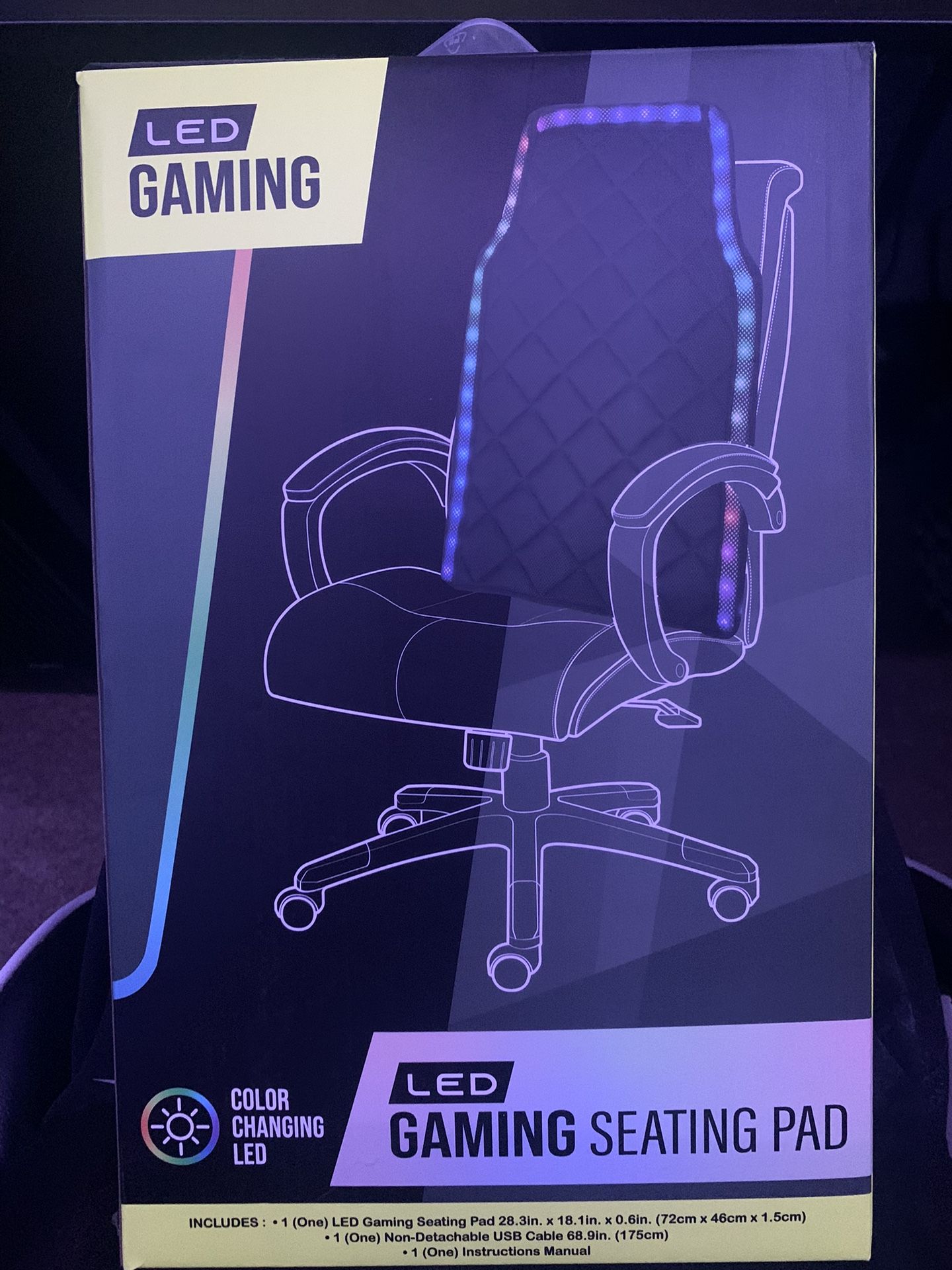 LED RGB Seating Pad For Chairs