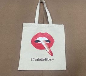 Official  Charlotte Tilbury Cosmetics  Lipstick Tote Bag