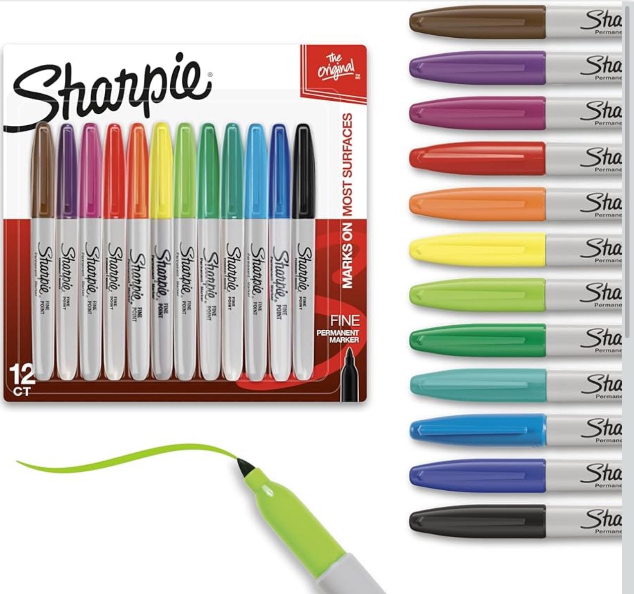 Sharpie Markers 12 Count 