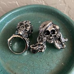 2 Silver Plated Rings 