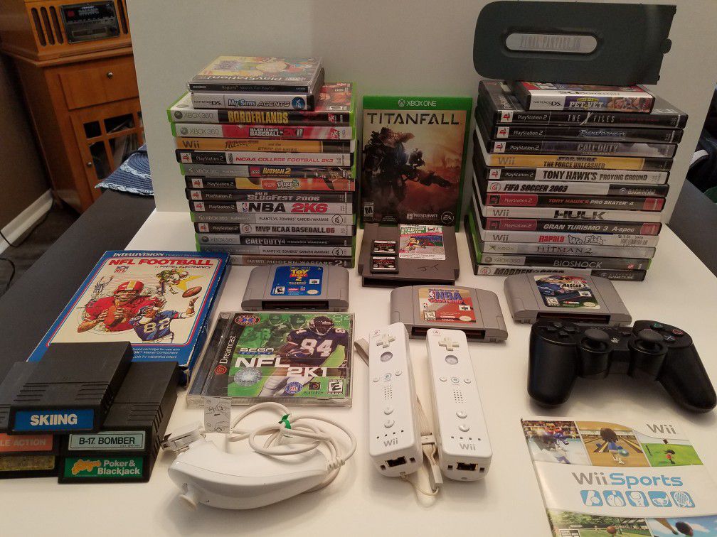 Lot of video game stuff