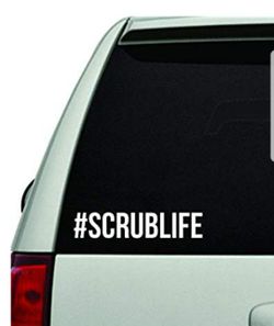 Hashtag Scrub Life Decal Sticker