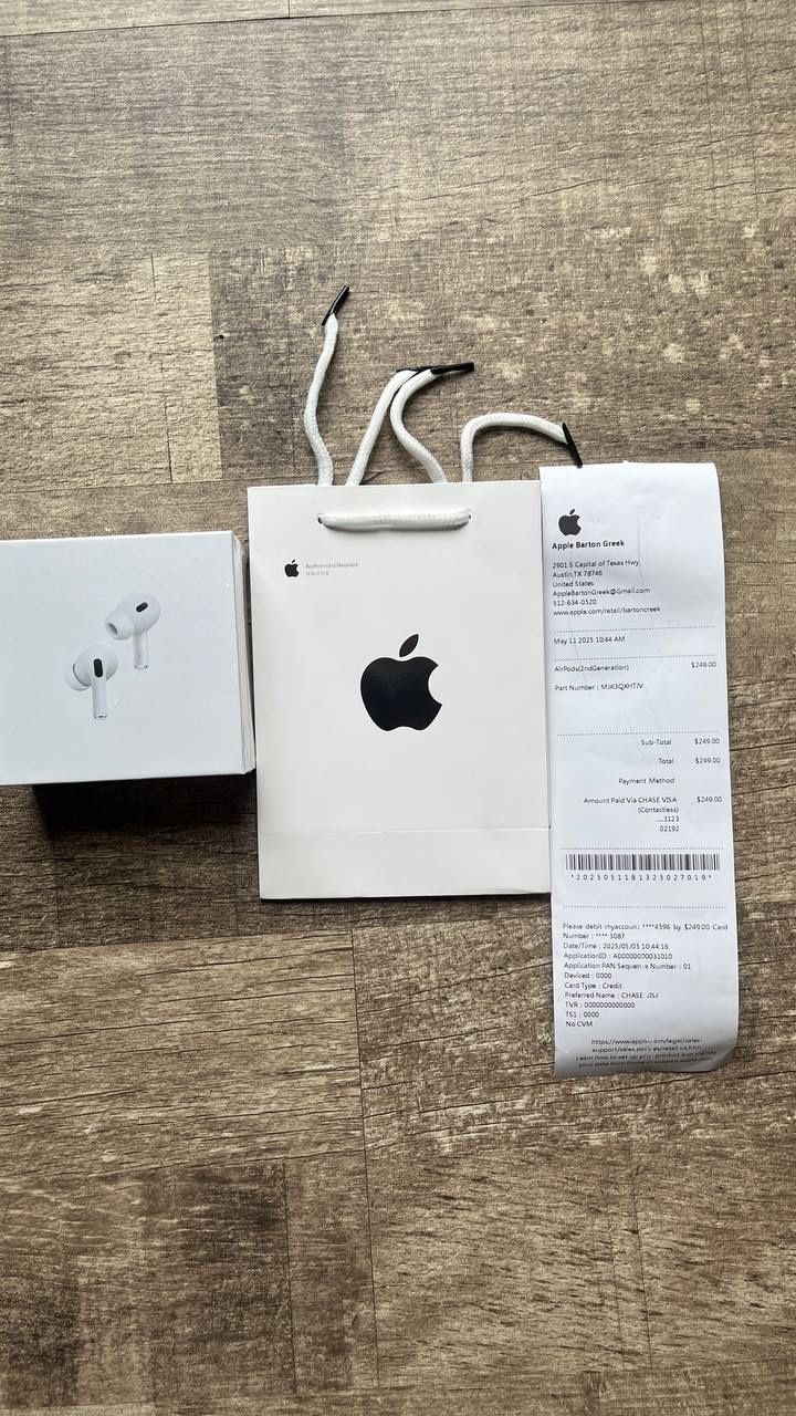 AirPod Pro 2 Gen With Bag And Receipt 