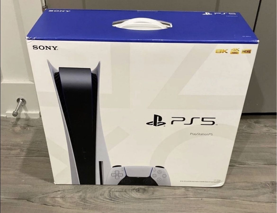 New PS5 Disk Playstation 5 Gaming Game Console System Have Receipt Meet @ Safe Place New PS5 Disk Pl
