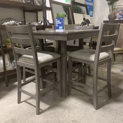 Grey 5 Pc Dinning Set $400