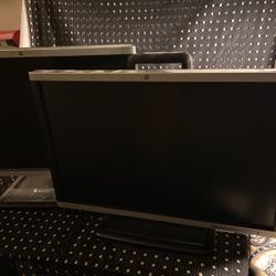 HP Computer Monitors Set Of Two