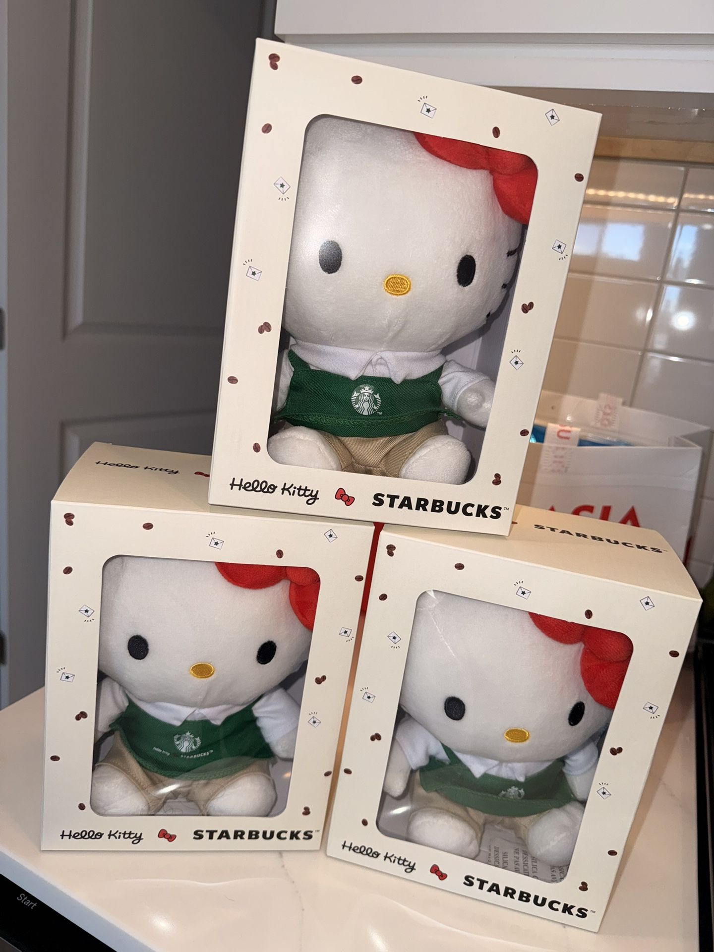 Hello Kitty X Starbucks Barista Plush Toy