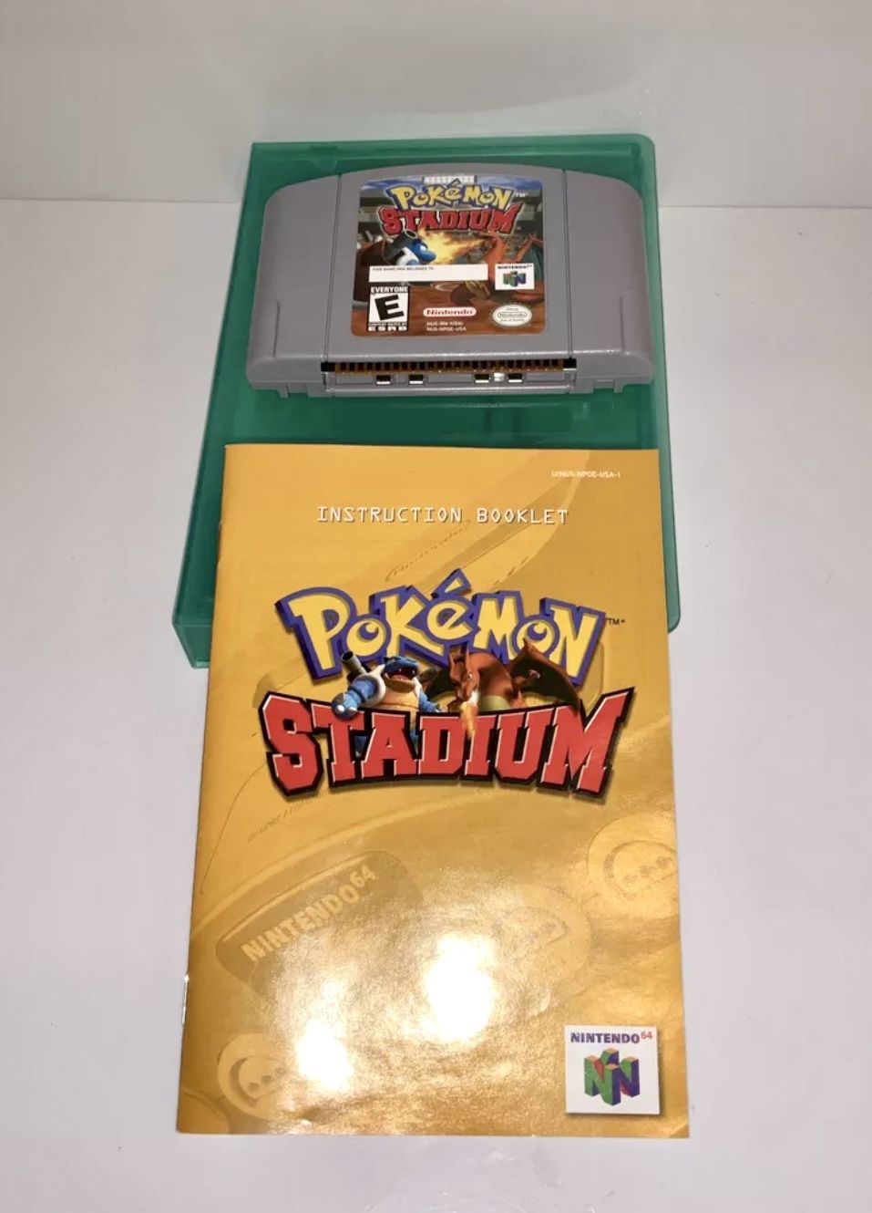 Nintendo 64 Pokemon Stadium N64 - Game And Instruction Booklet Case