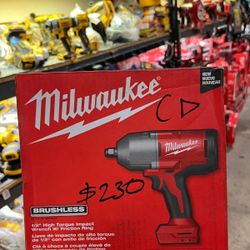 MILWAUKEE M18 CORDLESS IMPACT WRENCH 1/2 IN. BRUSHLESS $229