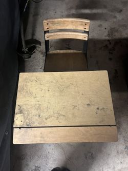 Vintage School Desk