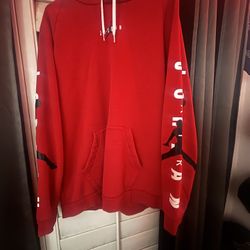 XL RED JORDAN HOODIE