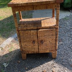 Wicker Cabinet 