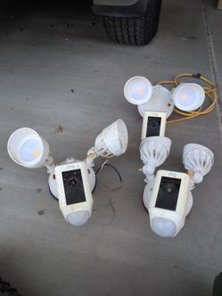Ring Floodlight Cam used and ugly $25 each