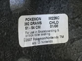 Vintage 2007 kids pokemon biking or skatebord helmet for Sale in Boca  Raton, FL - OfferUp