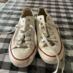 White Low Top Converse