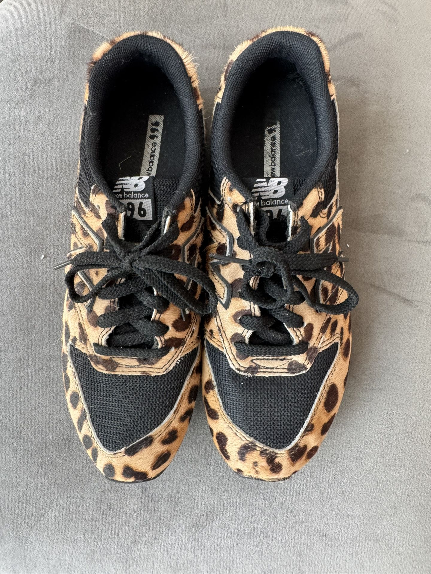 New Balance Women's ponyhair Leopard Print Sneakers