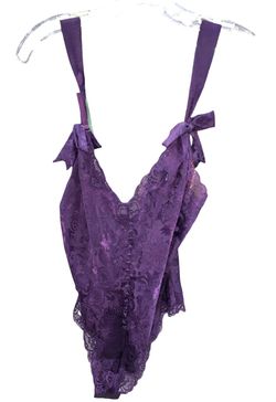 Victoria’s Secret Vintage Gold Label Purple Lace Teddy Size Large