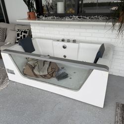 AM196ETL 71 in. Acrylic Whirlpool Bathtub Jacuzzi Hot Tub